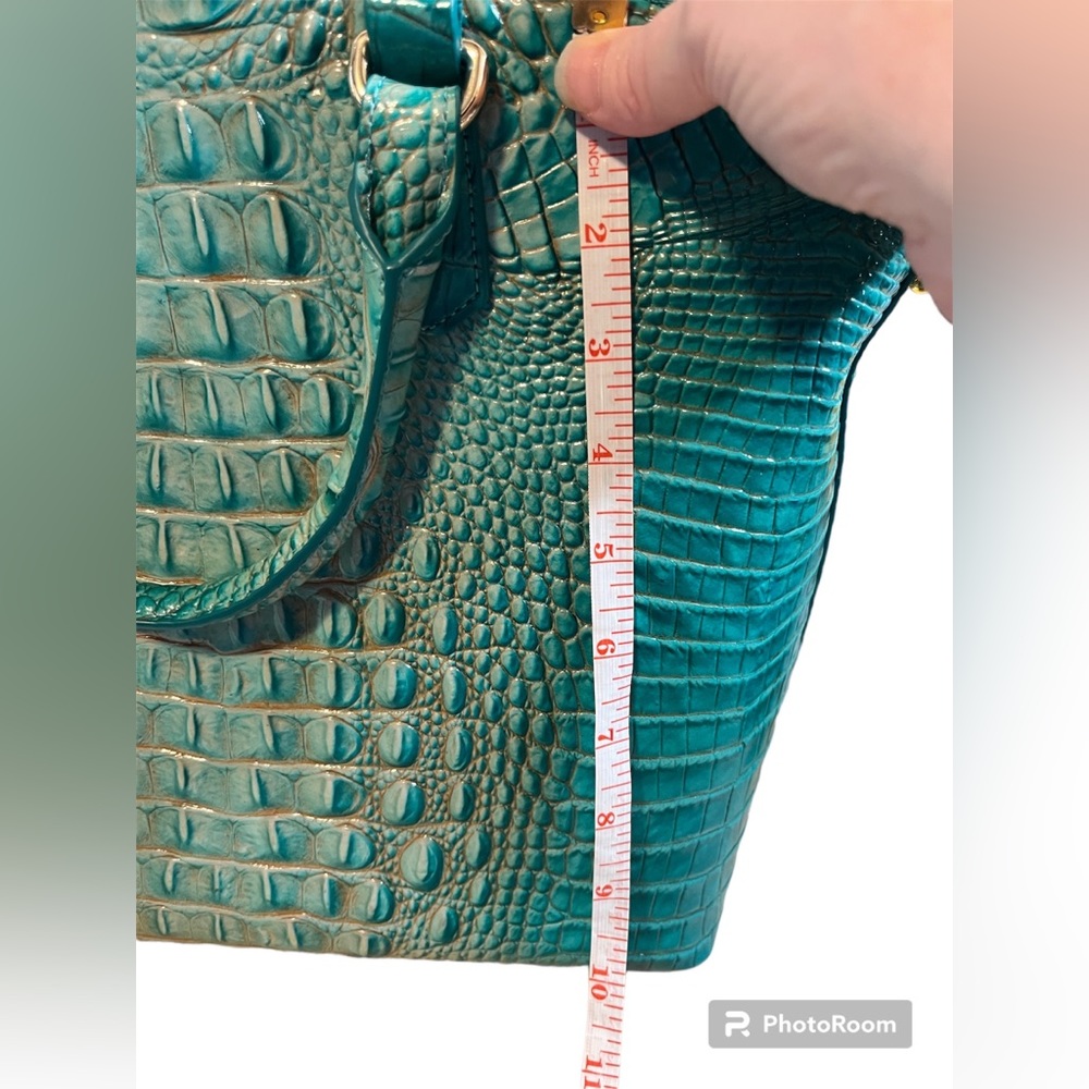 Brahmin Large Duxbury Satchel Mermaid Melbourne EUC - Picture 8 of 9